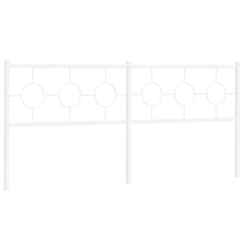Metalinis pakaitinis galvūgalis, baltos spalvos, 200cm
