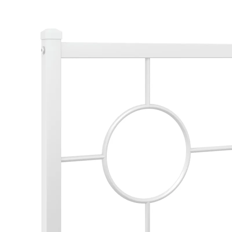 Metalinis pakaitinis galvūgalis, baltos spalvos, 200cm