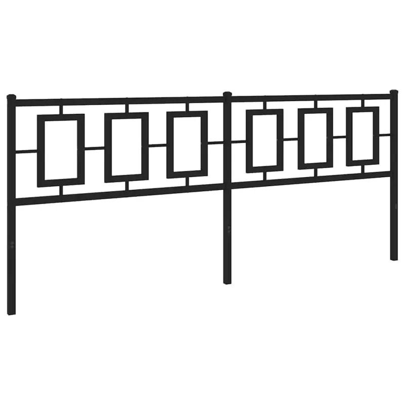 Metalinis pakaitinis galvūgalis, juodos spalvos, 200cm