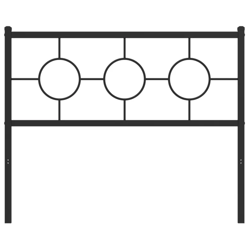 Metalinis pakaitinis galvūgalis, juodos spalvos, 107cm