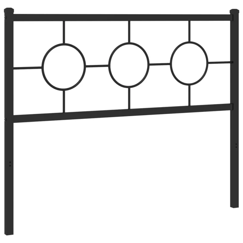 Metalinis pakaitinis galvūgalis, juodos spalvos, 107cm