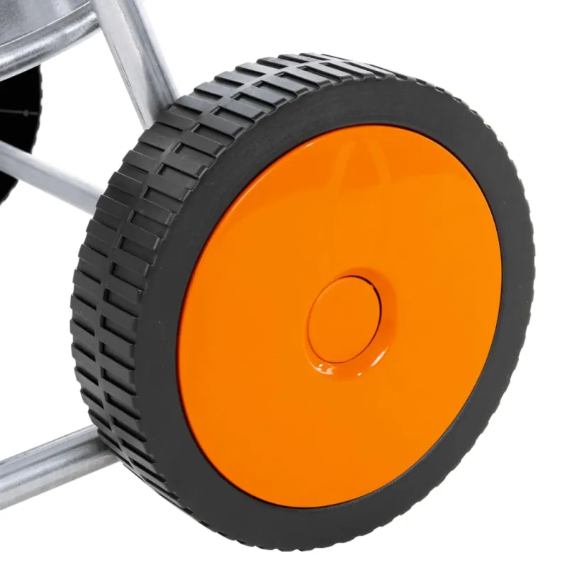 Žarnos ritės vežimėlis 110 m 1/2"/80 m 3/4" žarnai, plienas