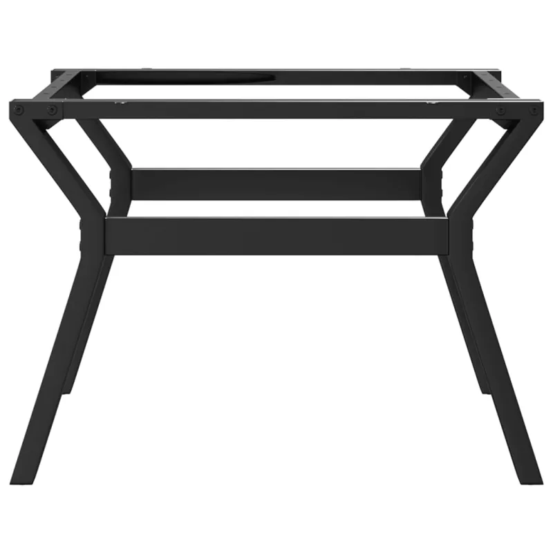 Kavos staliuko kojos, 70x60x43cm, plieninis, Y formos rėmas
