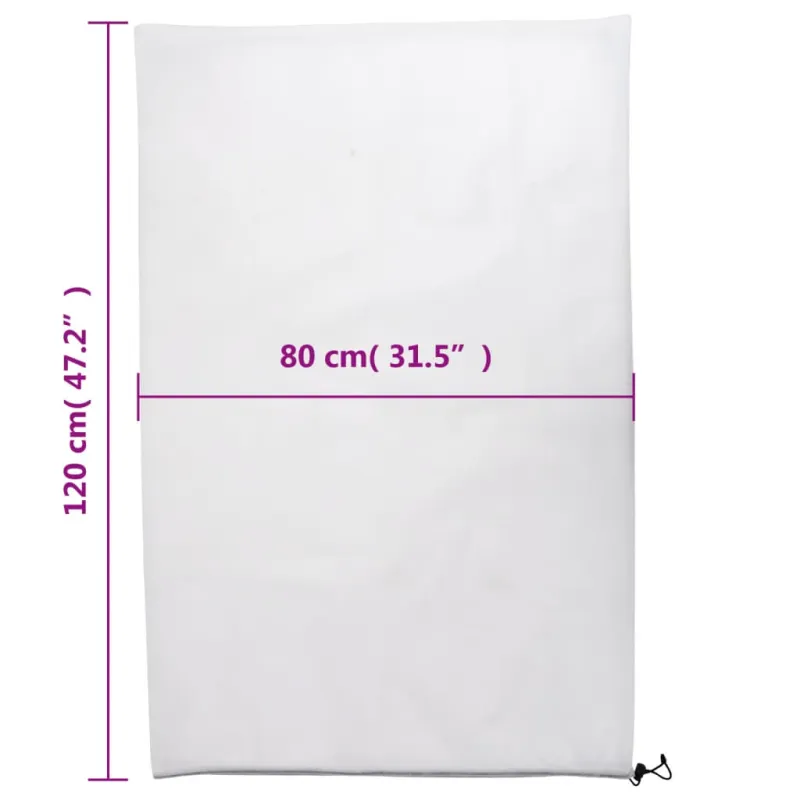 Uždangalai augalams su virvutėmis, 4vnt., 0,8x1,2m, 70g/m²