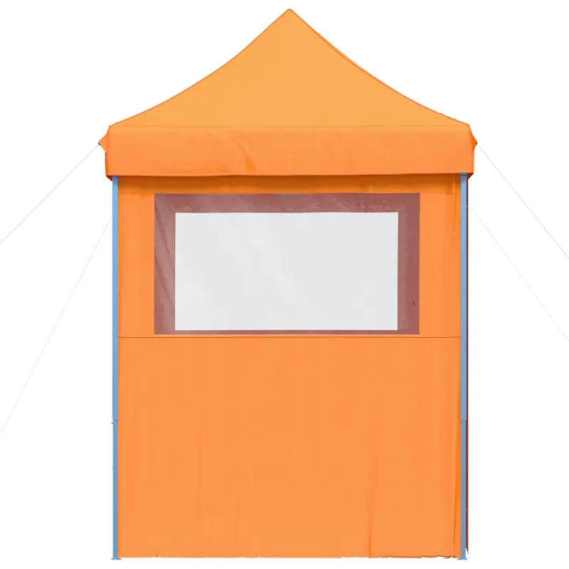 Išskleidžiama proginė palapinė su 4 sienomis, oranžinė