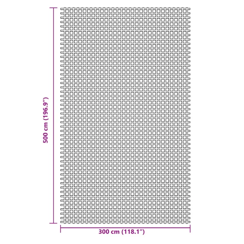 Palapinės kilimas, antracito spalvos, 5x3m