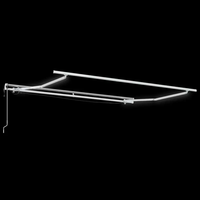 Automatinė ištraukiama markizė su LED, ruda, 300x250cm