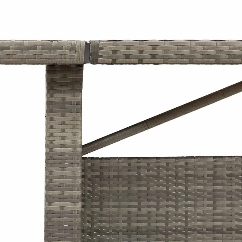 Pöytä puupintaisella, harmaa, 240x90x75cm, polyratasta