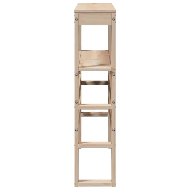 Galvūgalis su lentynomis, 75cm, pušies medienos masyvas