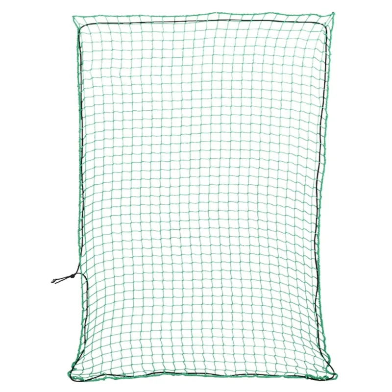 Priekabos tinklas su elastine virve, žalias, 4x3m, PP
