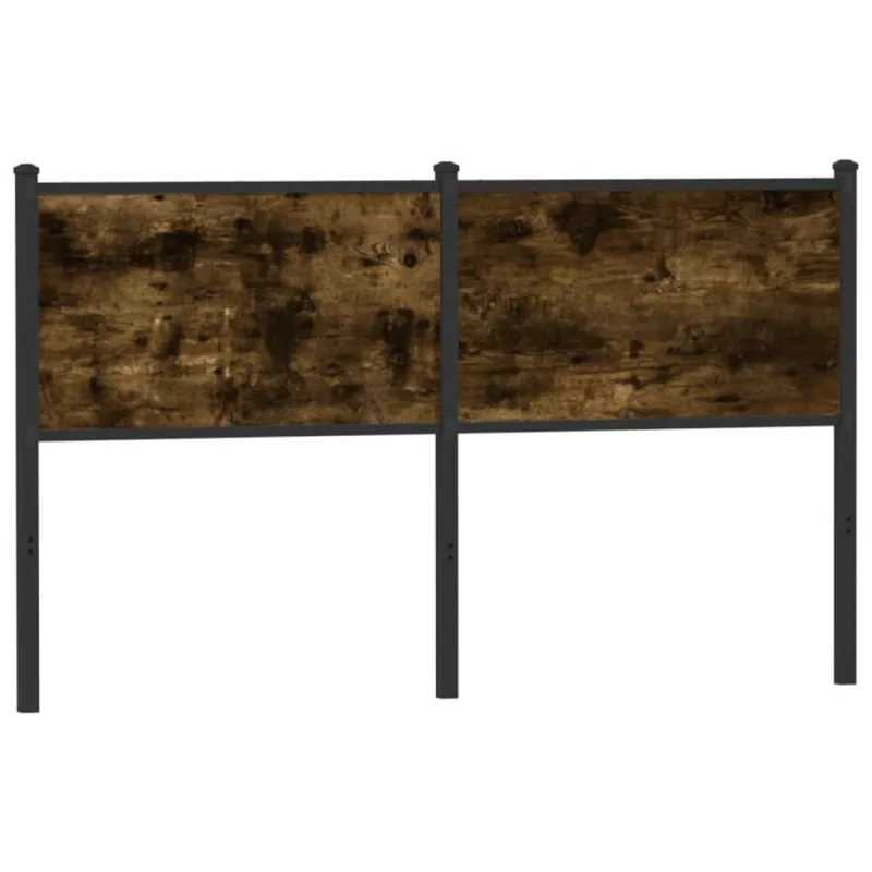 Pakaitinis galvūgalis, dūminio ąžuolo spalvos, 140cm, mediena ir plienas
