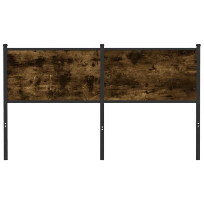 Pakaitinis galvūgalis, dūminio ąžuolo spalvos, 140cm, mediena ir plienas