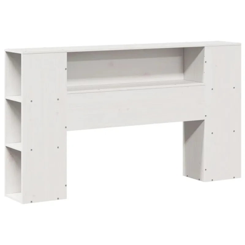 Galvūgalis su daiktų laikymo vieta, baltas, 160cm, pušis
