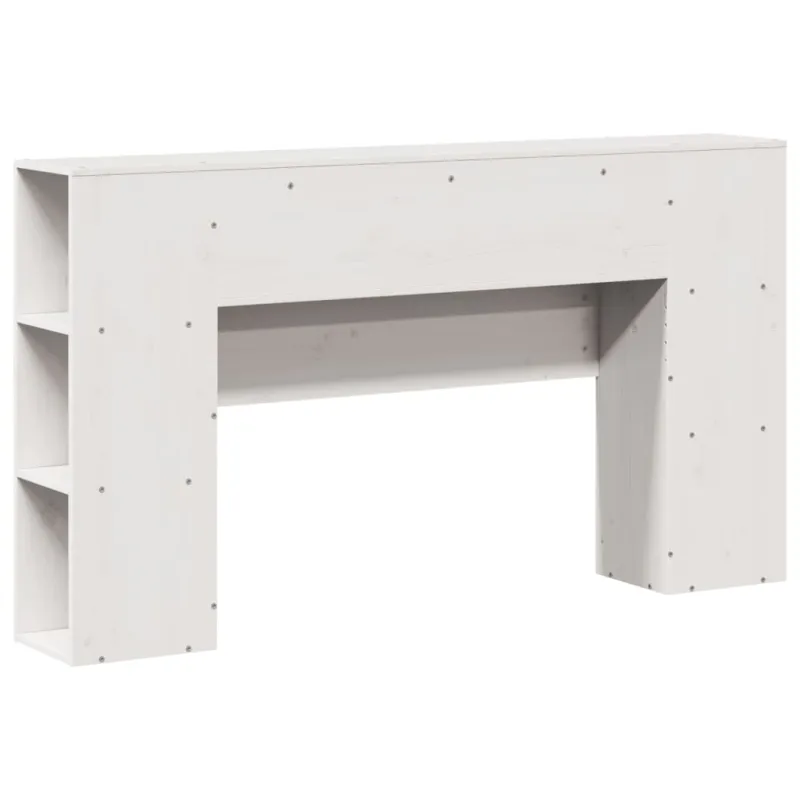 Galvūgalis su daiktų laikymo vieta, baltas, 160cm, pušis