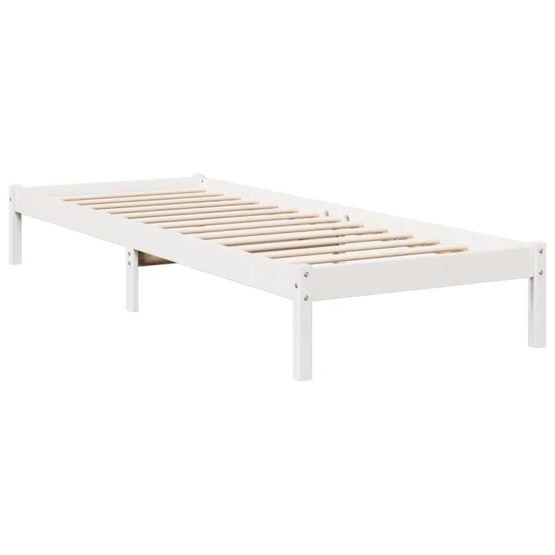 Lovos rėmas be čiužinio, baltas, 80x210cm, pušis, itin ilgas