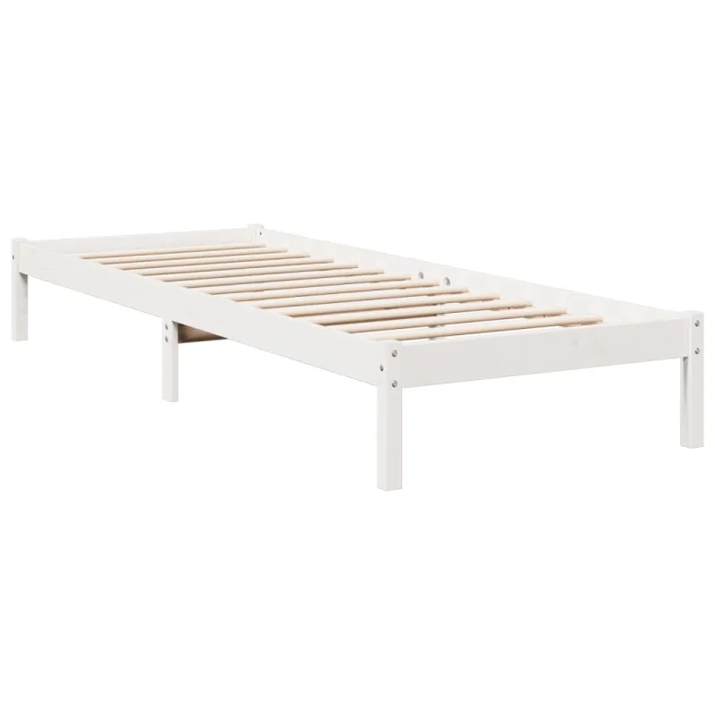 Lovos rėmas be čiužinio, baltas, 80x220cm, pušis, itin ilgas