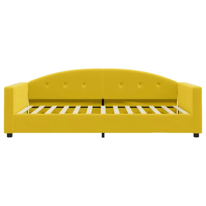 Sofa, geltonos spalvos, 100x200cm, aksomas