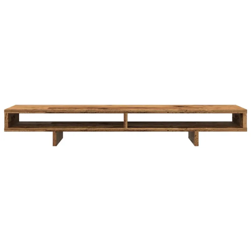 Monitoriaus stovas, sendintos medienos, 100x27x15cm, mediena