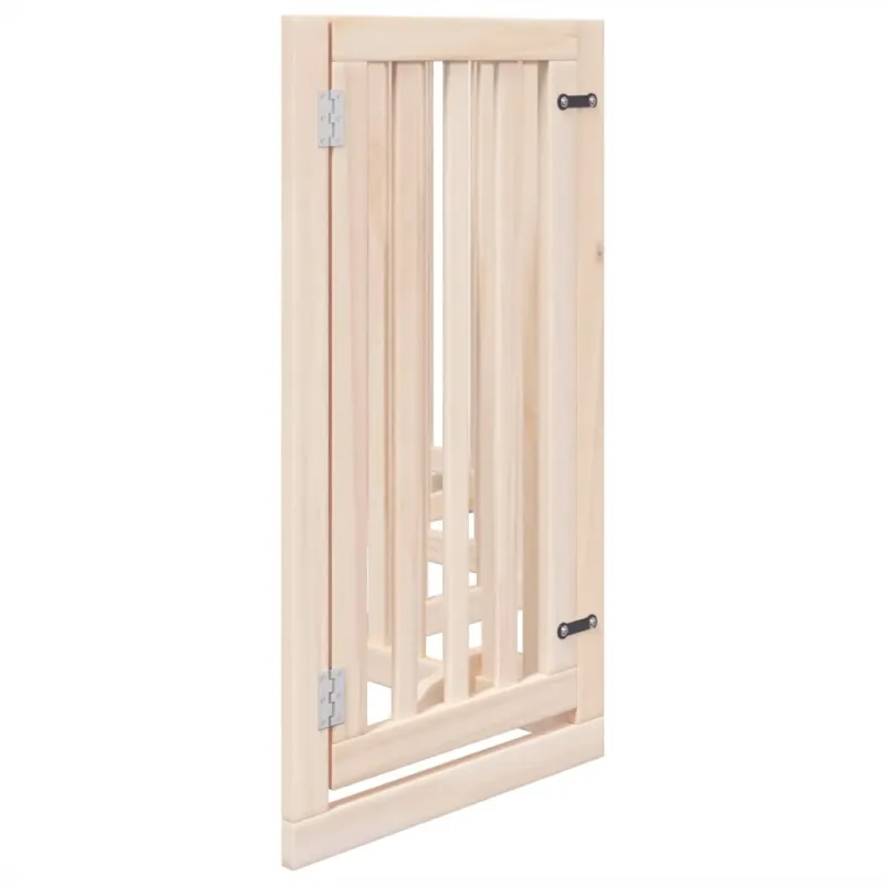 Šunų varteliai su sulankstomomis durelėmis, 6 panelės, 300 cm, tuopos mediena