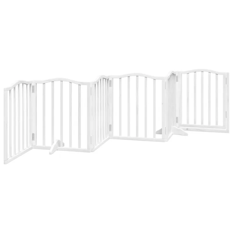 Varteliai šunims su durimis, 6 segmentai, balti, 300cm, tuopa