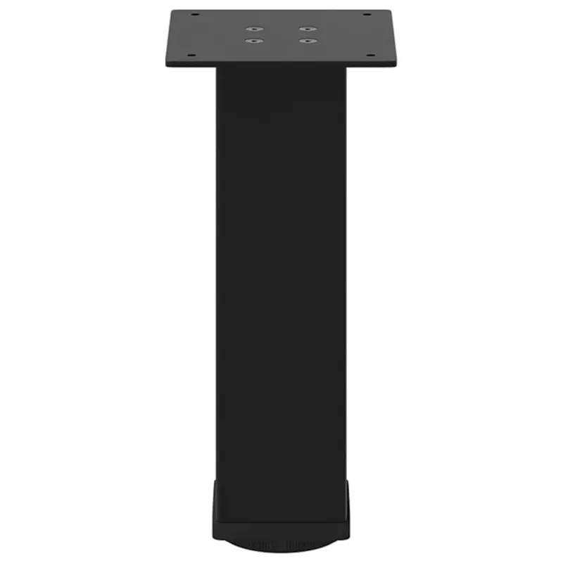 Kavos staliuko kojelės, 4 vnt., juodos, 42-44 cm, plienas