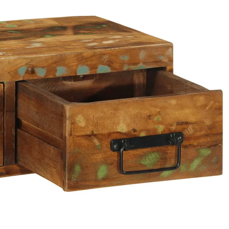 Sieninė televizoriaus spintelė, 60x30x19cm, perdirbta mediena