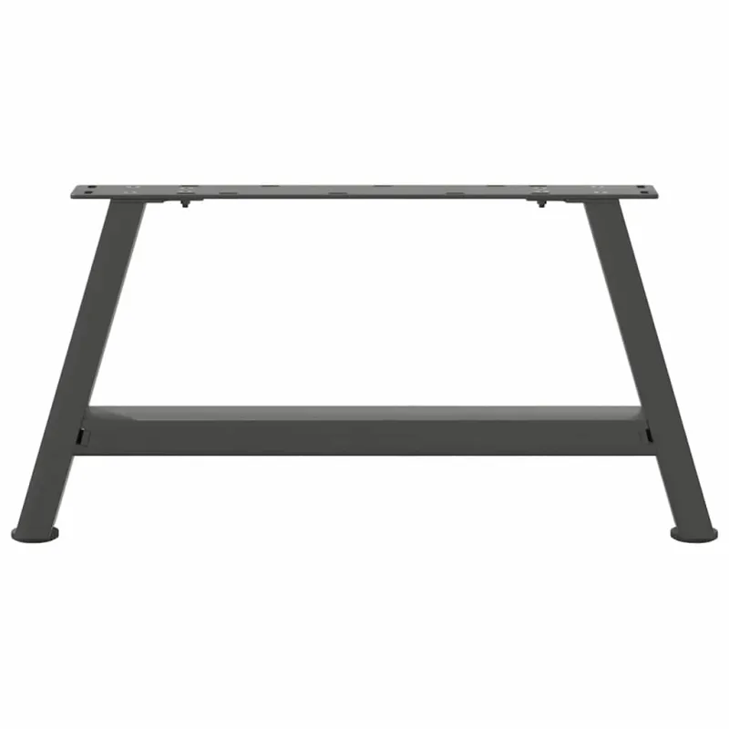Kavos staliuko kojelės, 2 vnt., antracito spalvos, 70x(30-31) cm, plienas