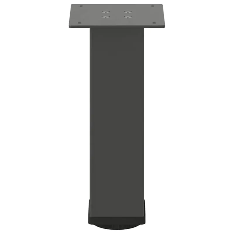 Kavos staliuko kojelės, 4 vnt., antracito spalvos, 42-44 cm, plienas