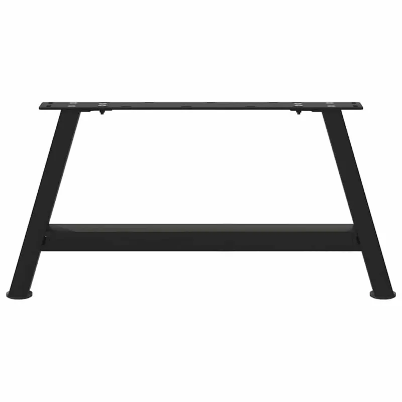 Kavos staliuko kojelės, A formos, 2 vnt., juodos, 70x(30-31) cm, plienas