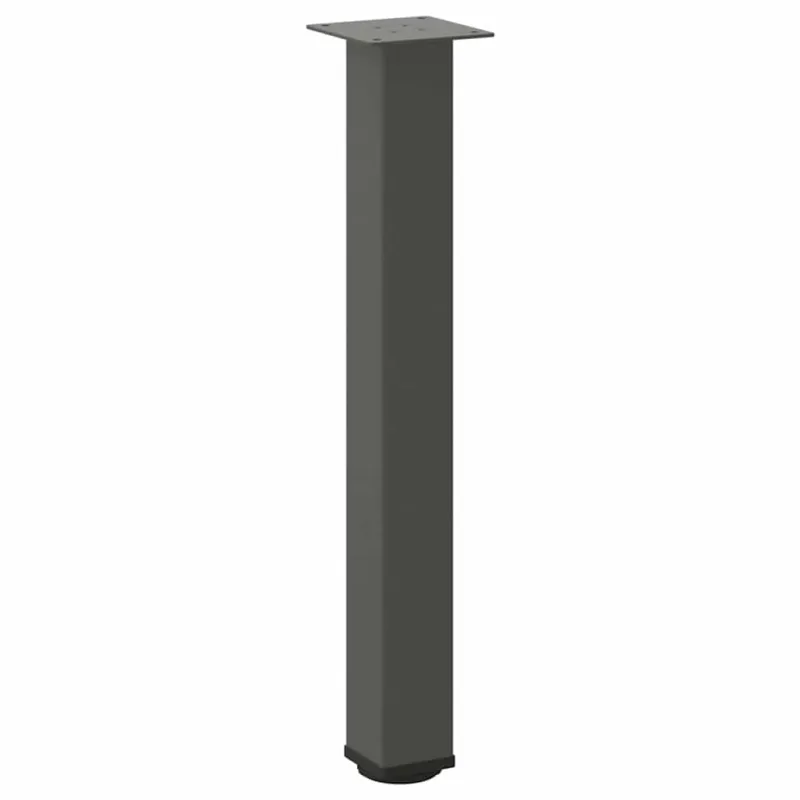 Konsolinio stalo kojos, 4 vnt., antracito spalvos, 72-74 cm, plienas