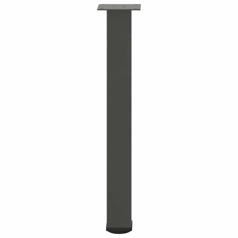 Konsolinio stalo kojos, 4 vnt., antracito spalvos, 72-74 cm, plienas