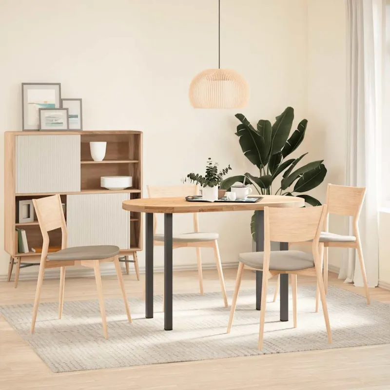 Konsolinio stalo kojos, 4 vnt., antracito spalvos, 72-74 cm, plienas