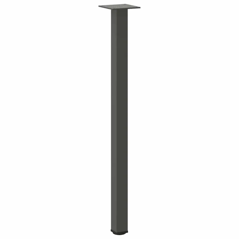 Konsolinio stalo kojos, 4 vnt., antracito spalvos, 72-74 cm, plienas
