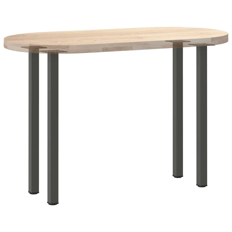 Konsolinio stalo kojos, 4 vnt., antracito spalvos, 72-74 cm, plienas