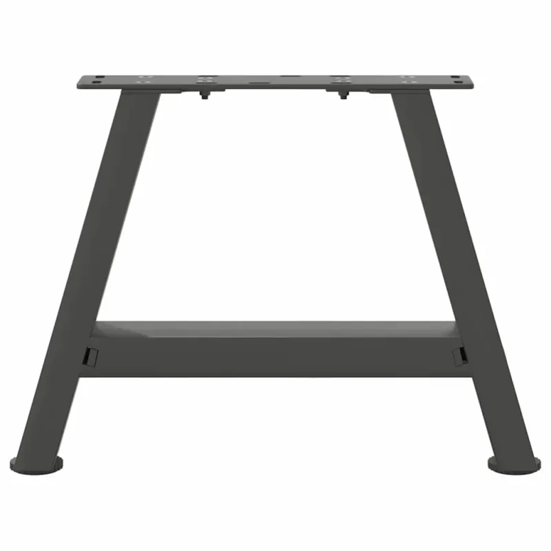 Kavos staliuko kojelės, A formos, 2 vnt., antracito spalvos, 50x(30-31) cm, plienas