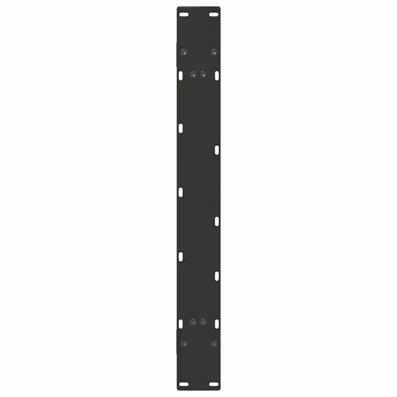 Valgomojo stalo kojelės, A formos, 2 vnt., juodos, 100x(72-73) cm, plienas