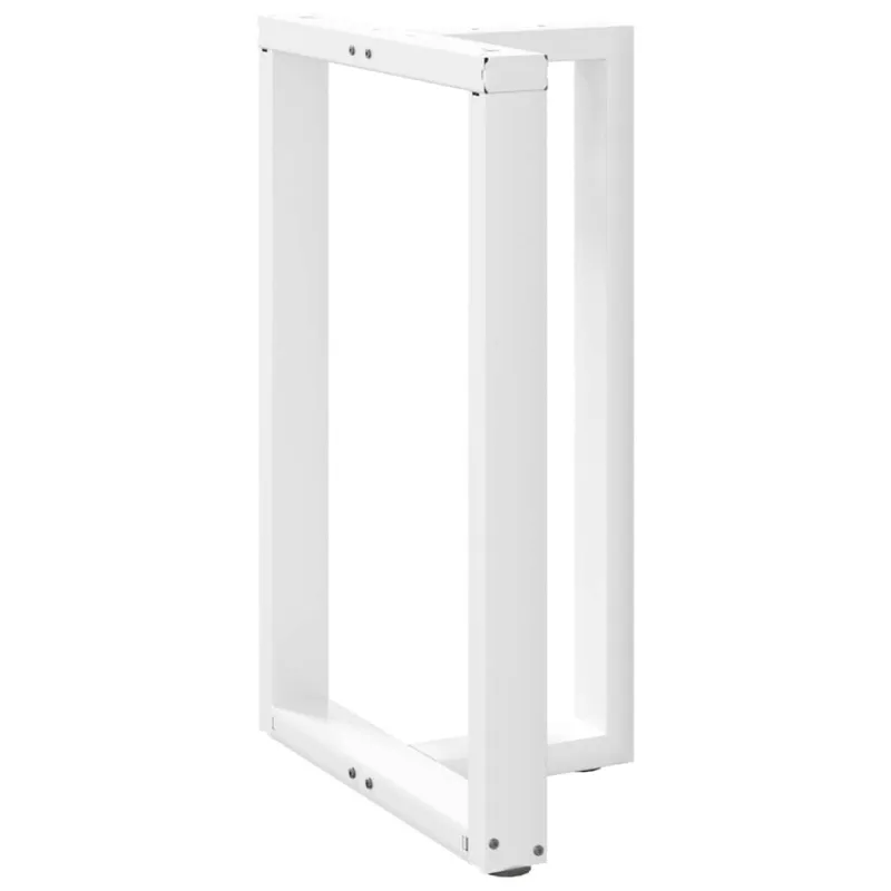 Baro stalo kojos, T formos, 2 vnt., baltos, 60x35x(90-91) cm, plienas