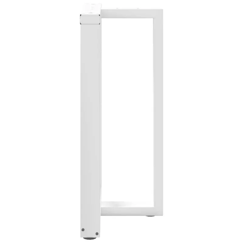 Baro stalo kojos, T formos, 2 vnt., baltos, 60x35x(90-91) cm, plienas