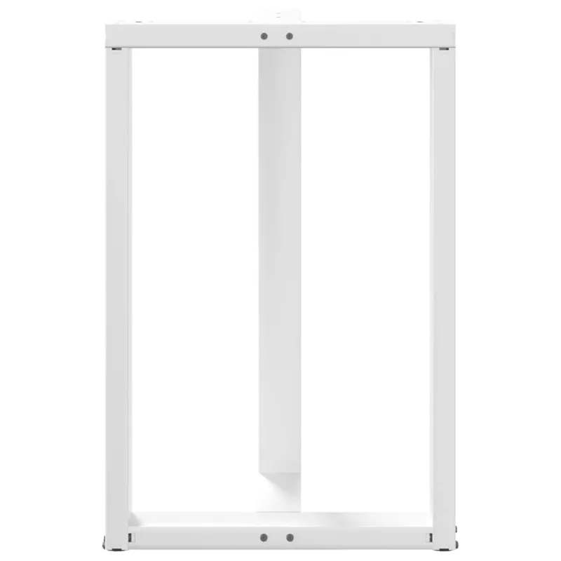 Baro stalo kojos, T formos, 2 vnt., baltos, 60x35x(90-91) cm, plienas