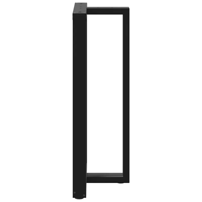 Baro stalo kojos, T formos, 2 vnt., juodos, 60x35x(110-111) cm, plienas