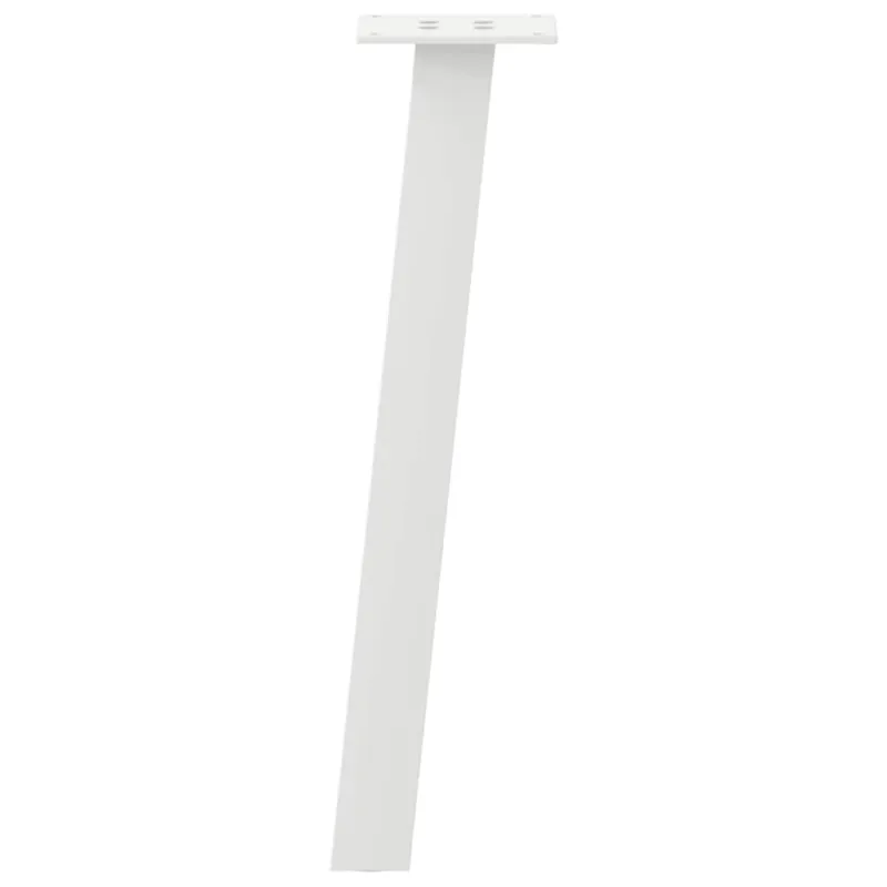 Kavos staliuko kojelės, 4 vnt., baltos, 30 cm, plienas