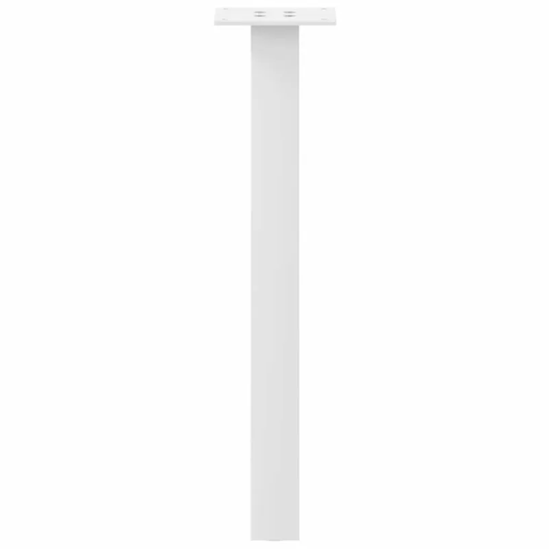 Kavos staliuko kojelės, 4 vnt., baltos, 30 cm, plienas