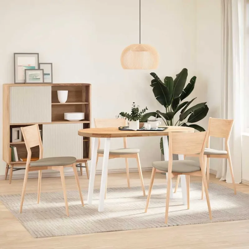 Konsolinio stalo kojos, 4 vnt., baltos, 72 cm, plienas