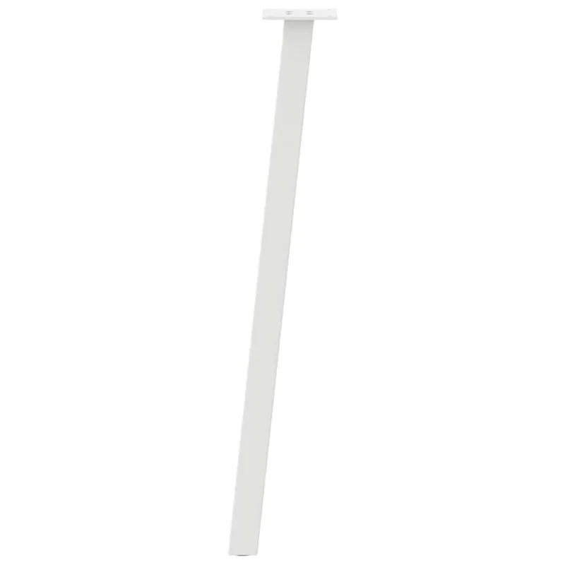 Konsolinio stalo kojos, 4 vnt., baltos, 72 cm, plienas