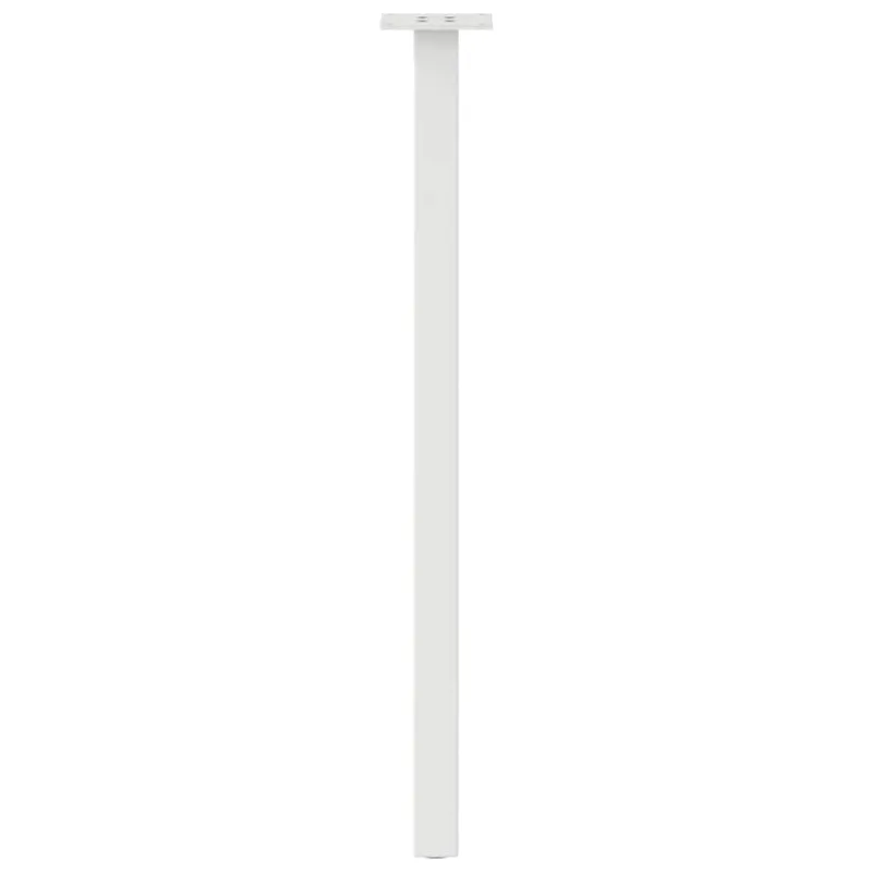 Konsolinio stalo kojos, 4 vnt., baltos, 72 cm, plienas
