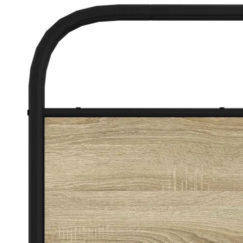 Pakaitinis galvūgalis, ąžuolo spalvos, 160 cm, plienas ir mediena