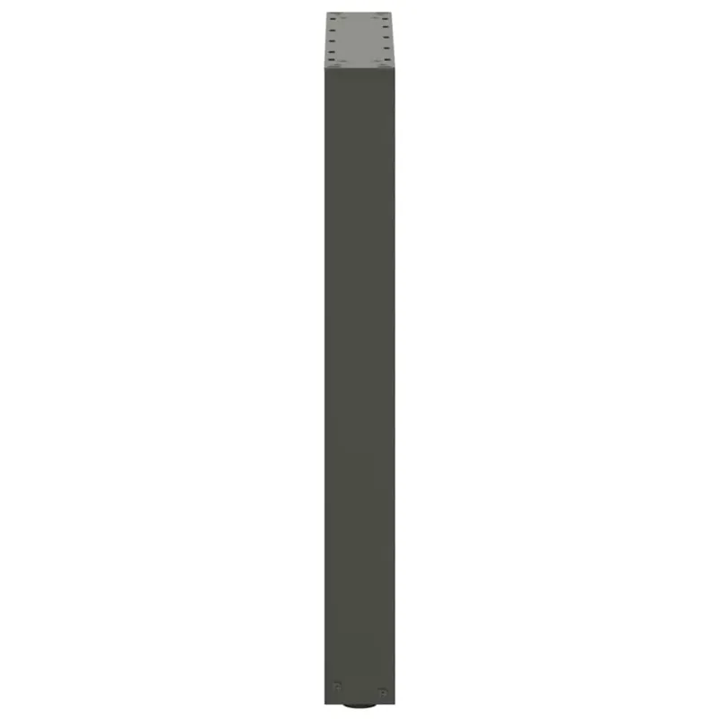 Valgomojo stalo kojos, U formos, 2 vnt., antracito spalvos, 50x(72-73) cm, plienas