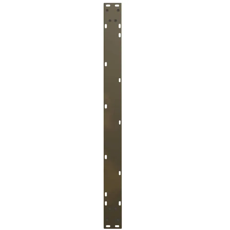 Valgomojo stalo kojelės, V formos, 2 vnt., natūralus plienas, 100 x (72-73,3) cm, plienas