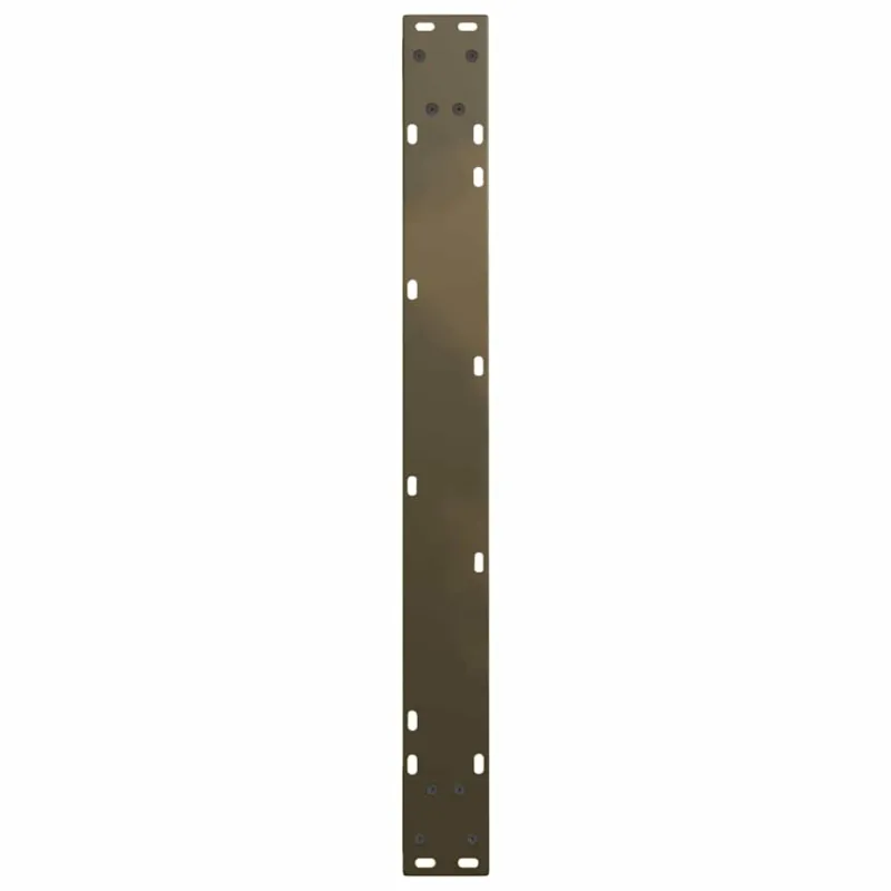 Valgomojo stalo kojelės, V formos, 3 vnt., natūralus plienas, 80x(72-73,3) cm, plienas