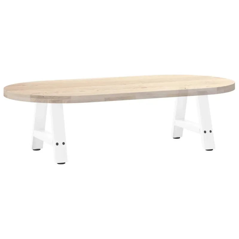 Kavos staliuko kojelės, A formos, 2 vnt., baltos, 40x(30-31) cm, plienas